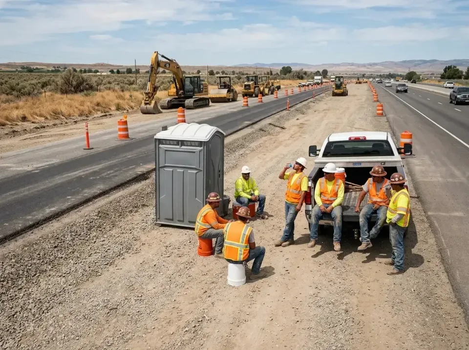 highway-road-construction-crew-007 — frequently asked questions, Porta Potty and Restroom Rentals in Lee Acres, NM